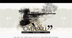 Desktop Screenshot of overskill.org